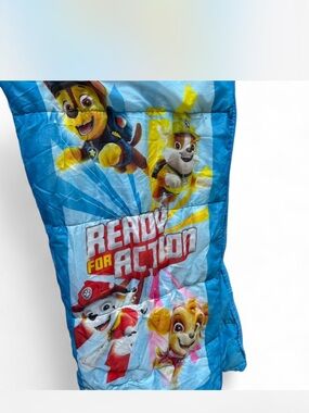 Paw Patrol Blue and Yellow 'Ready for Action' Kids Throw